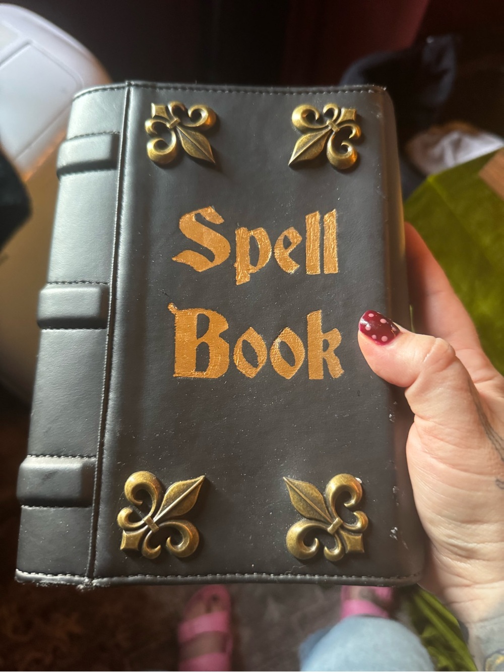 Spell Book Decorative Journal - Black and Gold